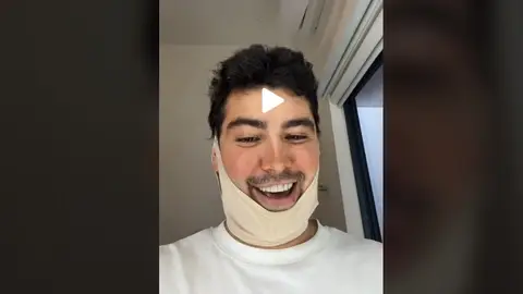 Mau López en uno de sus tiktoks Mau López en uno de sus tiktoks