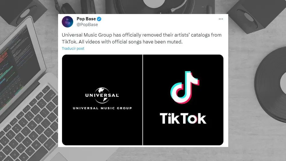 Las canciones de Universal Music desaparecen de TikTok