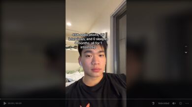 Este joven explica lo que ha ocurrido tras inscribirse en 456 ofertas de trabajo y hacer 56 entrevistas