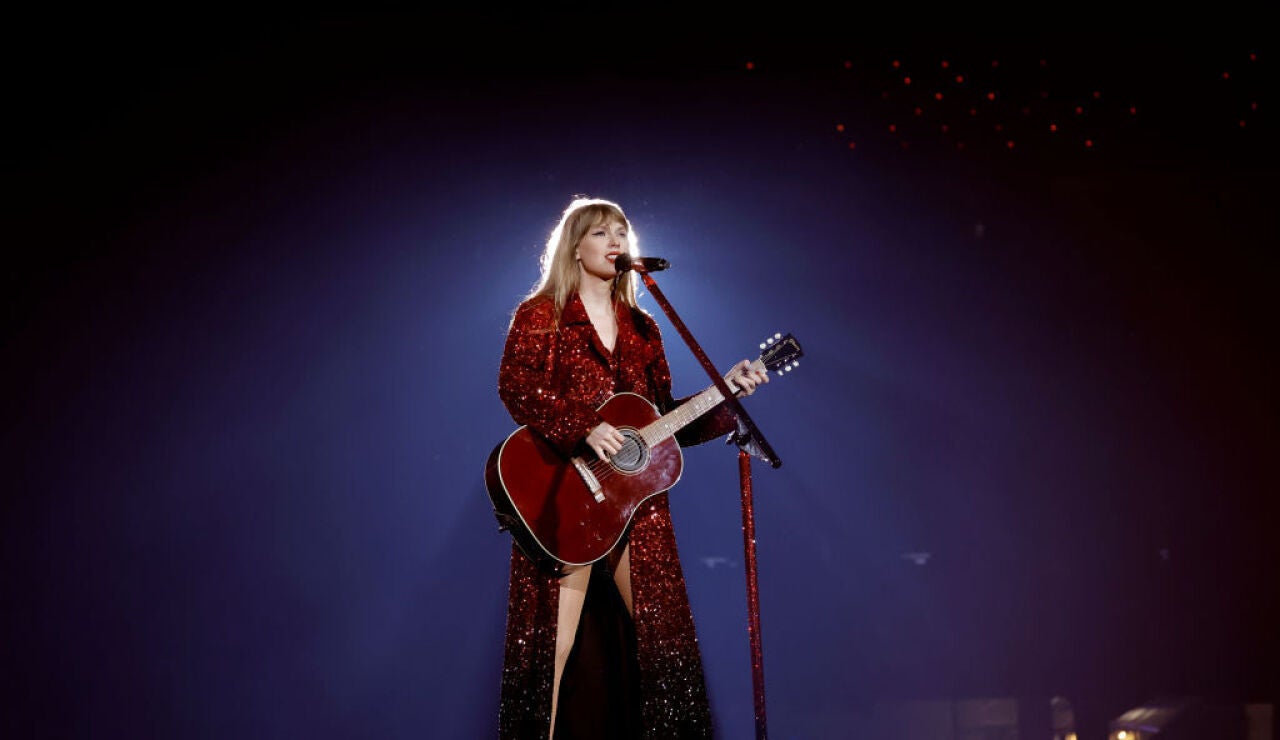 Taylor Swift durante un concierto del Eras Tour