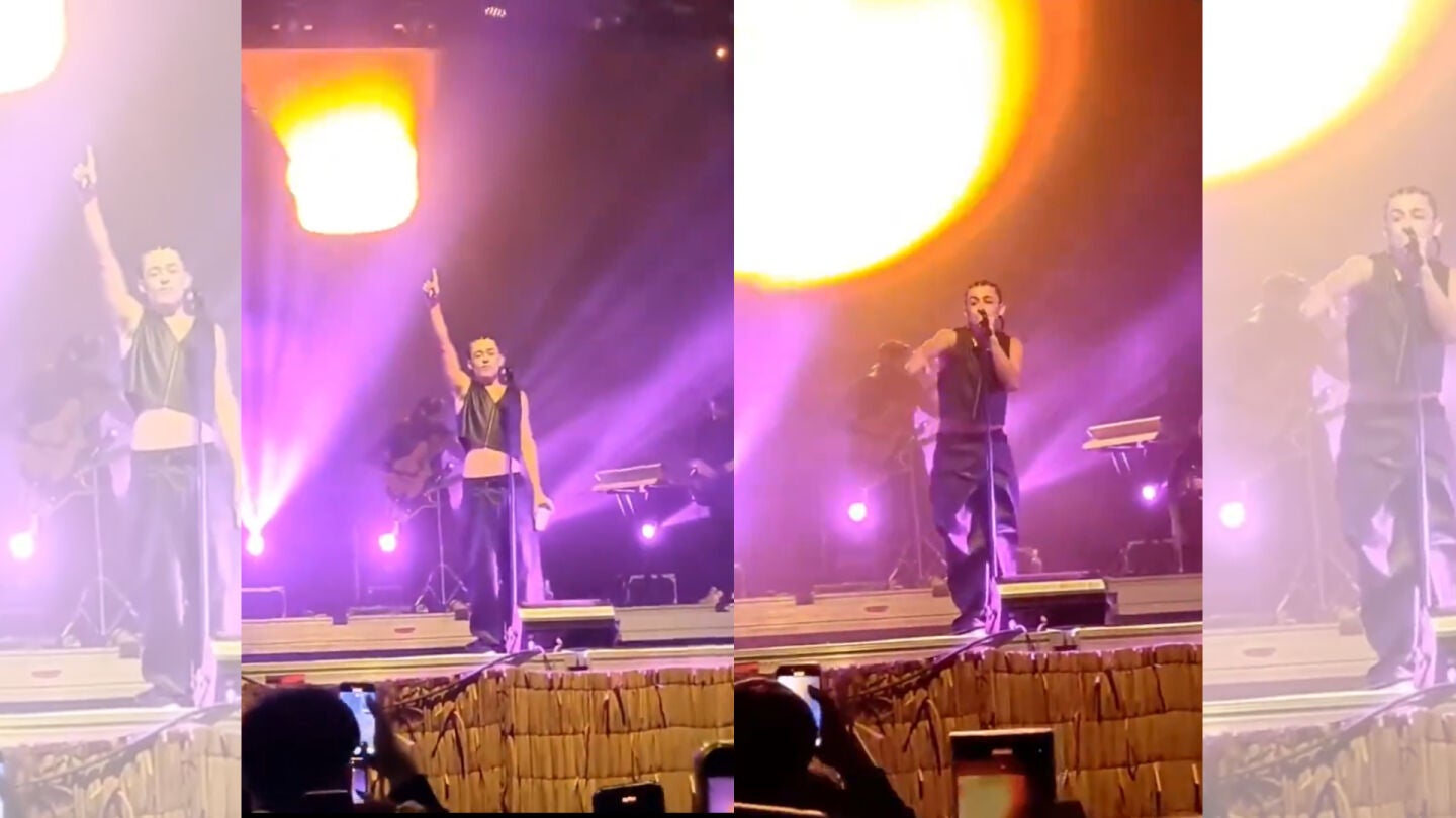 Trueno en uno de sus shows.