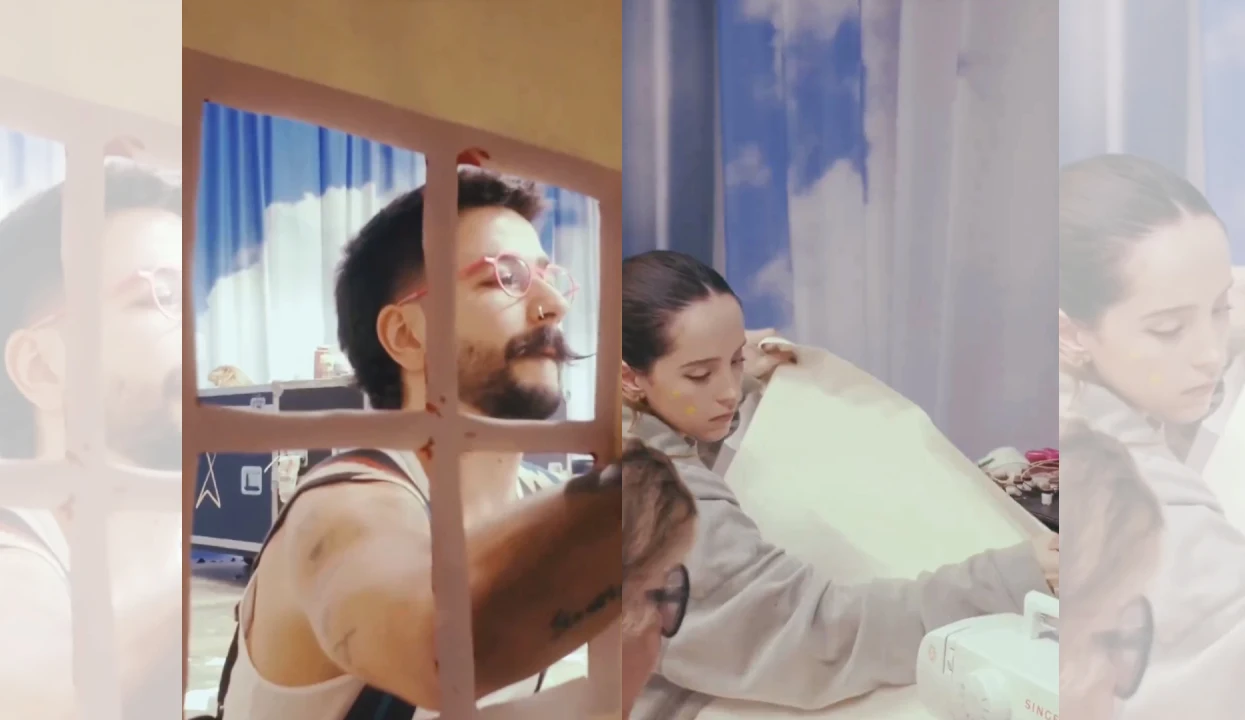 Camilo y Eva Luna en su vídeo.
