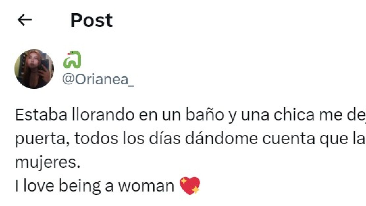 Tuir carta llorando en el ba&ntilde;o