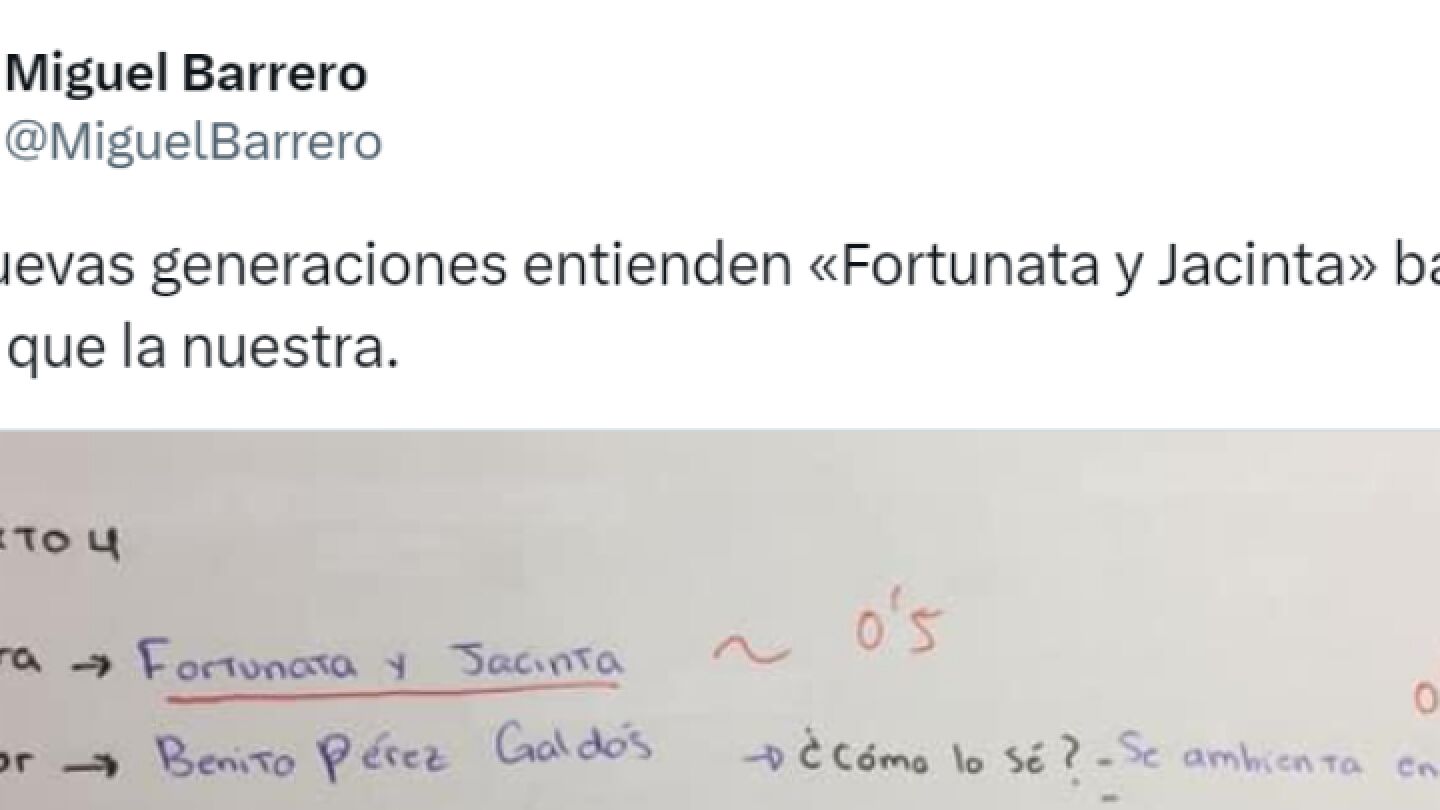 Comparte el analisis de un alumno sobre Fortunata y Jacinta y arrasa