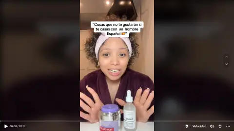 Tiktoker compara su marido español y lo que le advirtieron Tiktoker cubana