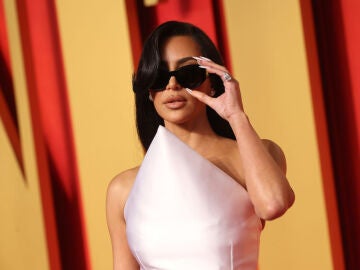 Kim Kardashian en la fiesta de Vanity Fair