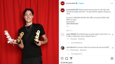 Todos los ganadores de los Premios Ídolo: Plex se convierte en el más galardonado, y las redes aplauden el discurso de Inés Hernand