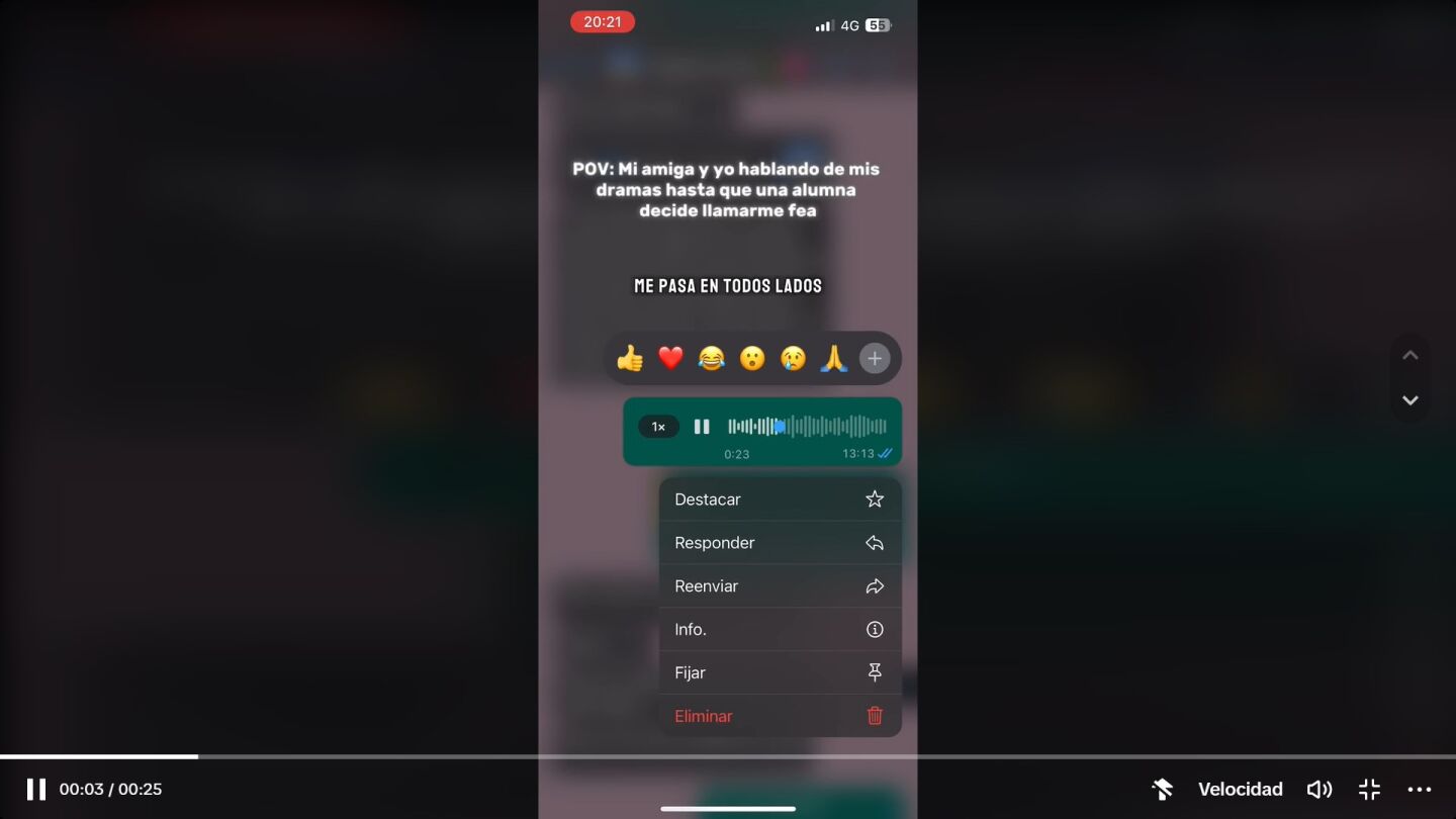Tiktok audio WhatsApp Mi&eacute;rcoles Addams
