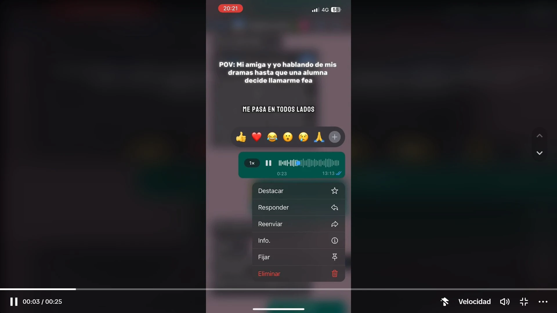 Tiktok audio WhatsApp Mi&eacute;rcoles Addams