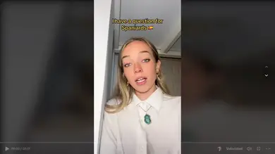 Una tiktoker estadounidense se vuelve viral al opinar sobre la forma de vestir de los españoles