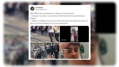 La quedada de Maeb y Misha que salió mal: tomatada, golpes y llamada a la policía