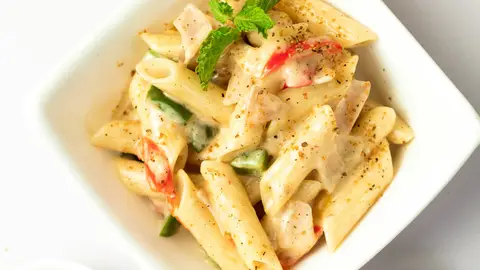 Tuit pasta con mucho queso Macarrones con queso y verduras