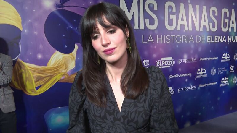 Emi Huelva en el estreno el documental sobre su hermana Elena: 