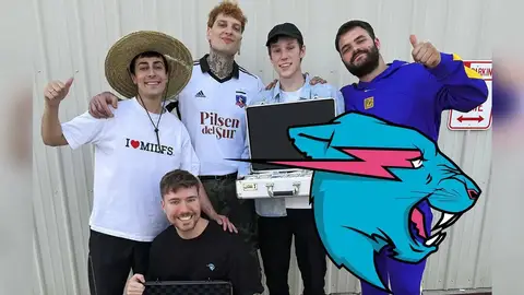 Nil Ojeda, Guanyar y Misho consiguen conocer a MrBeast Nil Ojeda, Guanyar y Misho consiguen conocer a MrBeast