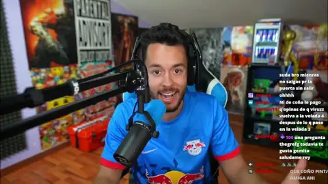 TheGrefg en un directo TheGrefg en un directo