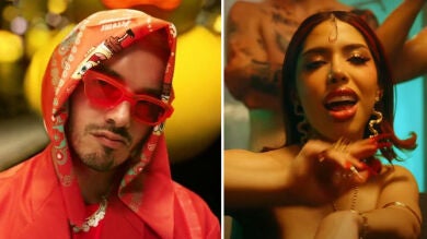 Colaboración a la vista: J Balvin y Yeri Mua son vistos grabando un videoclip juntos