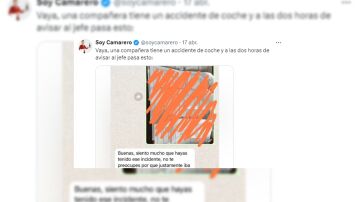 Tuit de @soycamarero
