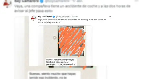 Tuit de @soycamarero Tuit de @soycamarero