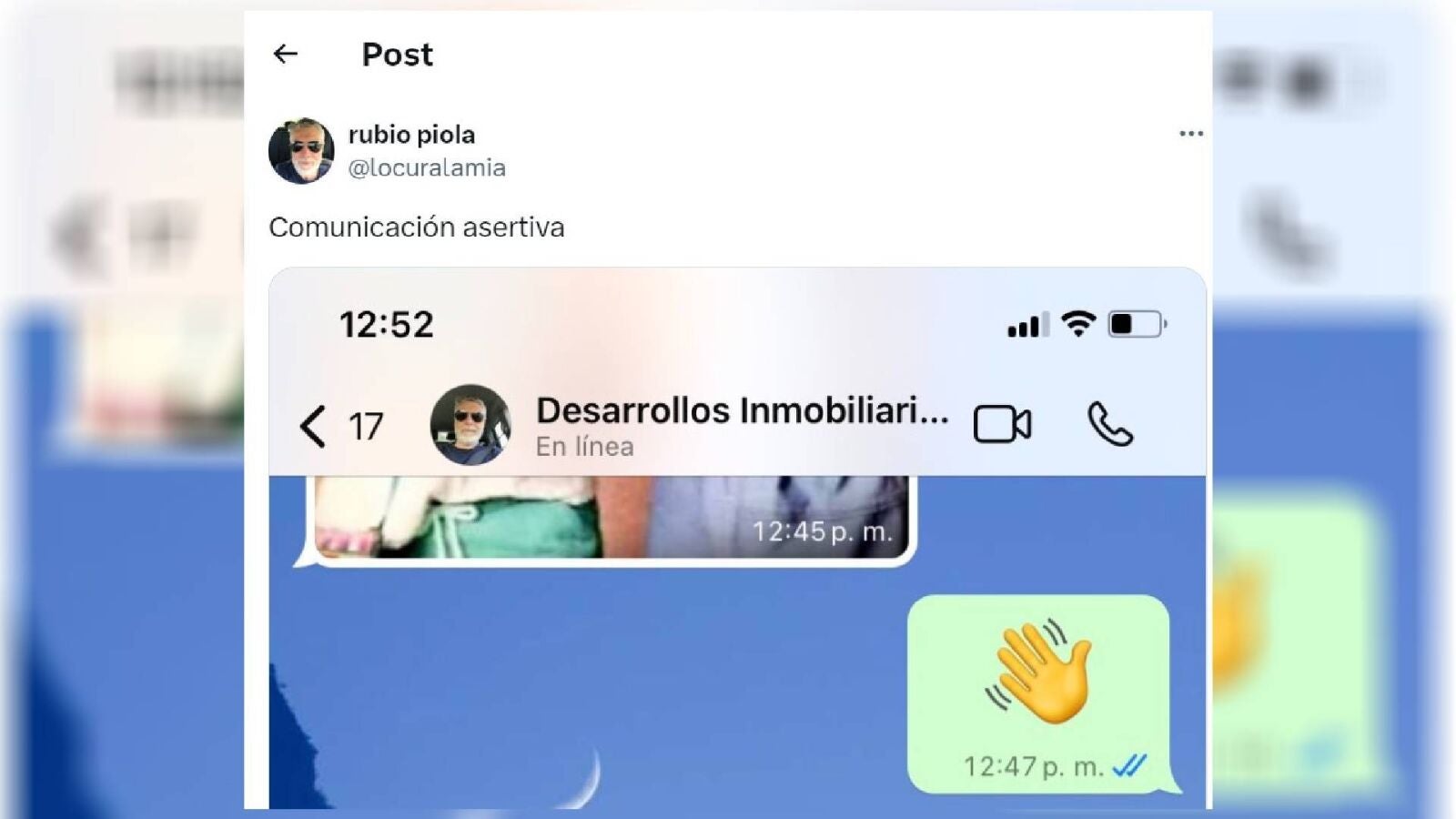 La divertida conversación por WhatsApp entre dos amigos sin utilizar ninguna palabra que se ha vuelto viral