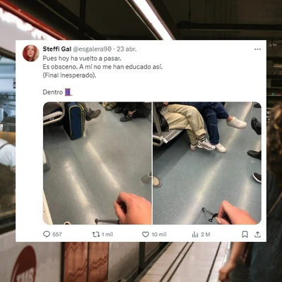 Una tuitera con esclerosis multiple cuenta lo que le ha pasado en el metro de Barcelona