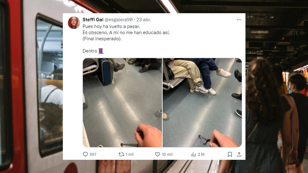 Una tuitera con esclerosis multiple cuenta lo que le ha pasado en el metro de Barcelona