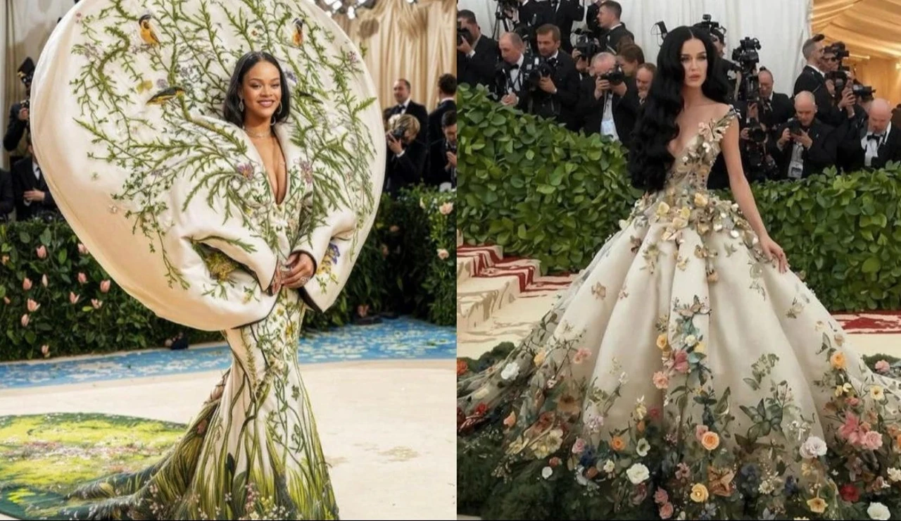 Imágenes generadas por Inteligencia Artificial de Rihanna y Katy Perry