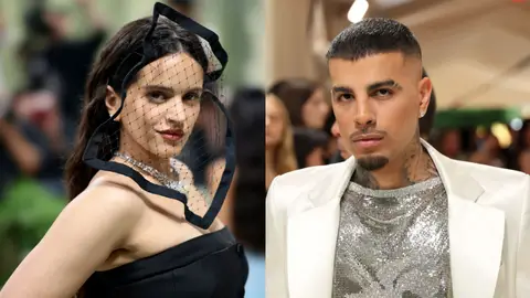 Rosalía y Rauw Alejandro en la Met Gala Rosalía y Rauw Alejandro en la Met Gala