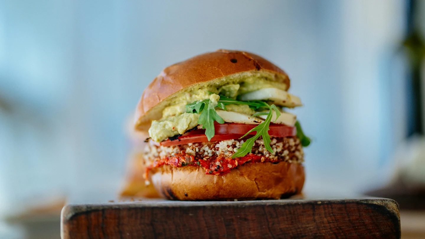 Hamburguesa vegana Hamburguesa vegana