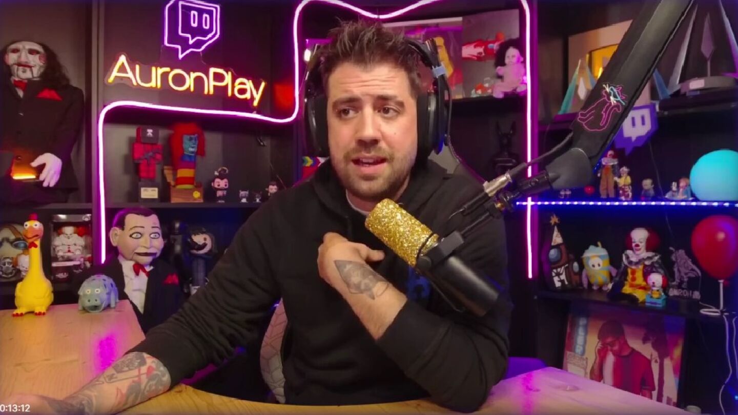 AuronPlay en su vuelta a Twitch