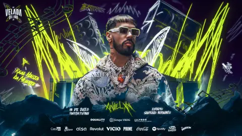Anuel AA en La Velada del Año 4 Anuel AA en La Velada del Año 4