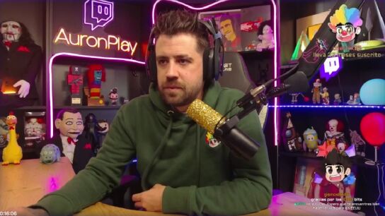 AuronPlay en su &uacute;ltimo directo