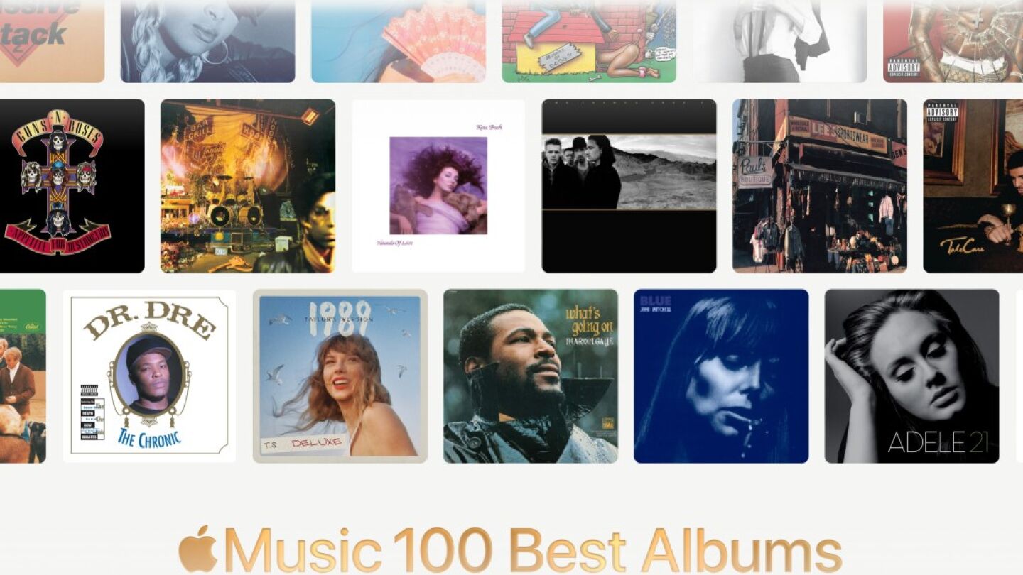 Los 100 mejores discos de todos los tiempos de Apple Music: &iquest;En serio han elegido estos?