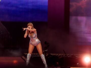 Taylor Swift durante su primer concierto en Madrid