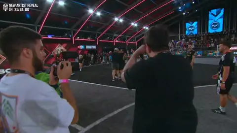 Imagen del antideportivo gesto de Gaules Imagen del antideportivo gesto de Gaules