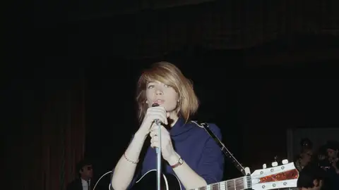 Imagen de archivo de Françoise Hardy en 1967 Imagen de archivo de Françoise Hardy en 1967