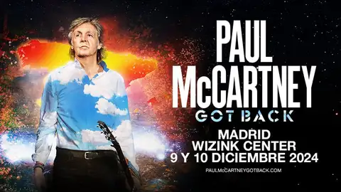 Paul McCartney actuará en el Wizink Center de Madrid el 9 y el 10 de diciembre Paul McCartney actuará en el Wizink Center de Madrid el 9 y el 10 de diciembre