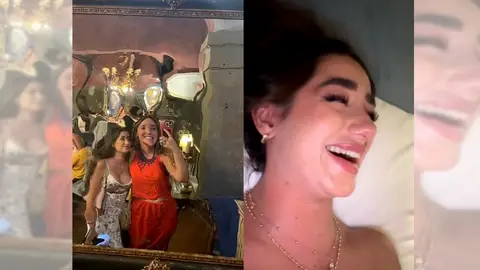 El viral ataque de risa protagonizado por Lola Lolita a causa de un espejo El viral ataque de risa protagonizado por Lola Lolita a causa de un espejo