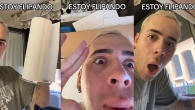 El tiktoker Jorge Cyrus descubre cómo colocar el papel de cocina y revoluciona TikTok: 