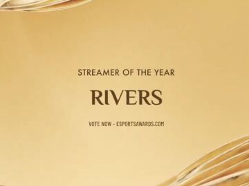 Imagen de la nominación de Rivers en los Esports Awards