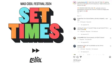 Mad Cool Festival anuncia los horarios oficiales para 2024