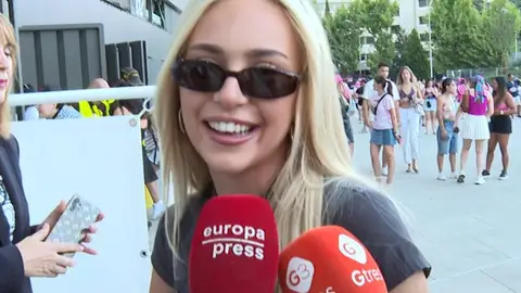 Ana Mena acude al concierto de Karol G Ana Mena acude al concierto de Karol G