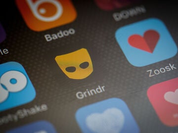 Aplicaci&oacute;n de Grindr en el m&oacute;vil