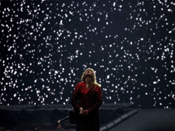 Taylor Swift durante un concierto del Eras Tour
