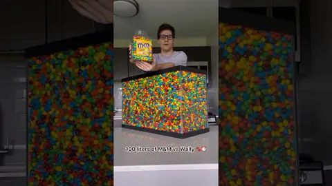 TikToker se come 100 litros de M&Ms TikToker se come 100 litros de M&Ms