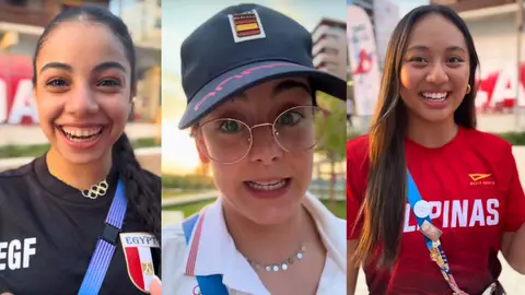 Vídeo de @anita97perez enseñando a sus compañeras gimnastas expresiones en español Vídeo de @anita97perez enseñando a sus compañeras gimnastas expresiones en español