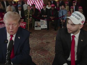 Imagen del directo de Adin Ross con Donald Trump 
