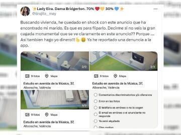 Buscaba piso por Internet y encontr&oacute; un anuncio que la dej&oacute; en shock: "la gran cagada monumental"