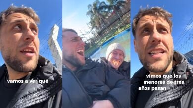 El increíble truco que usan dos tiktokers argentinos para entrar a un parque de atracciones gratis 