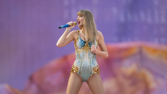 Taylor Swift durante su concierto en Munich Taylor Swift durante su concierto en Munich