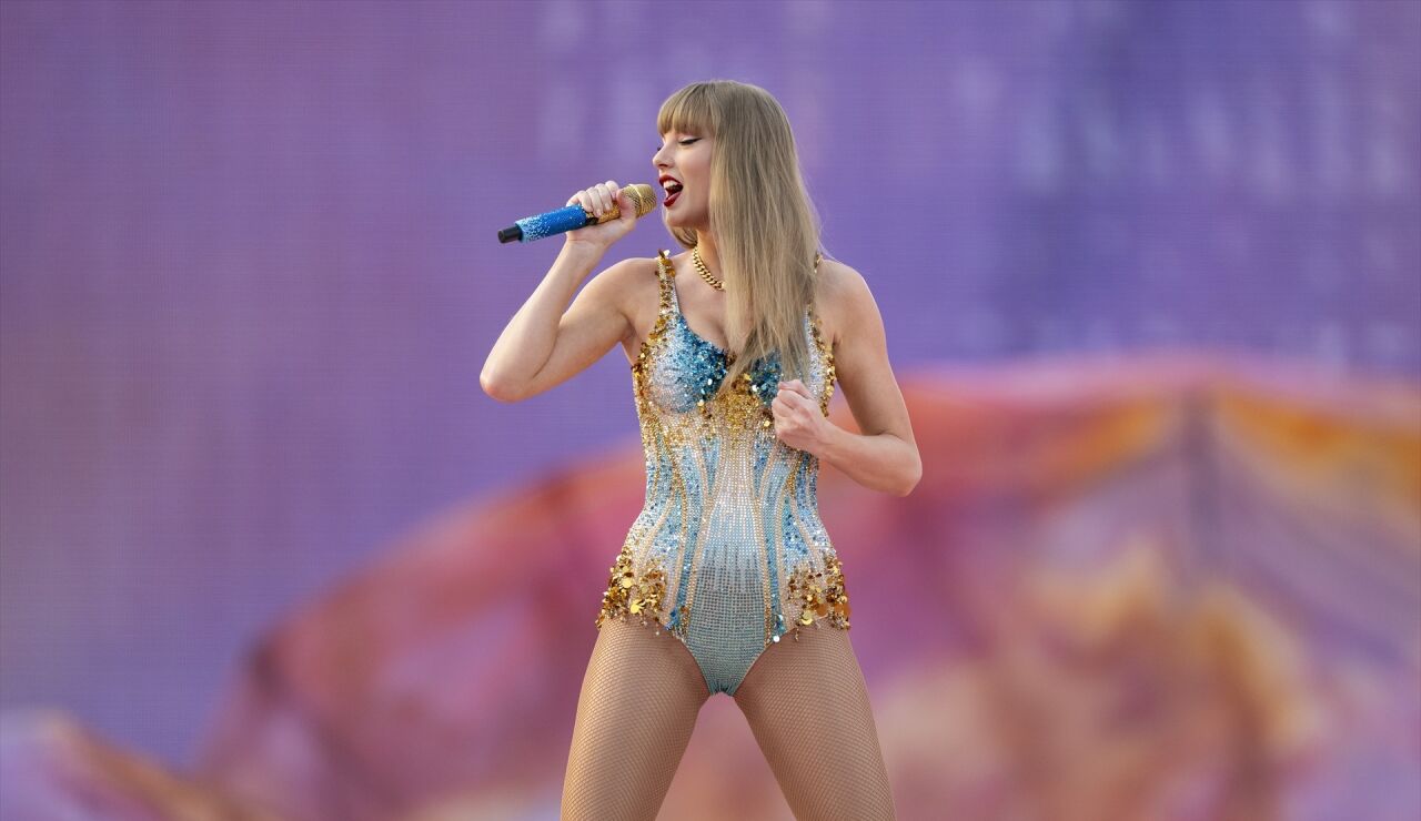 Taylor Swift durante su concierto en Munich